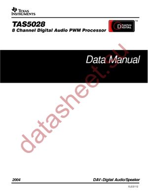 TAS5028APAGR datasheet  